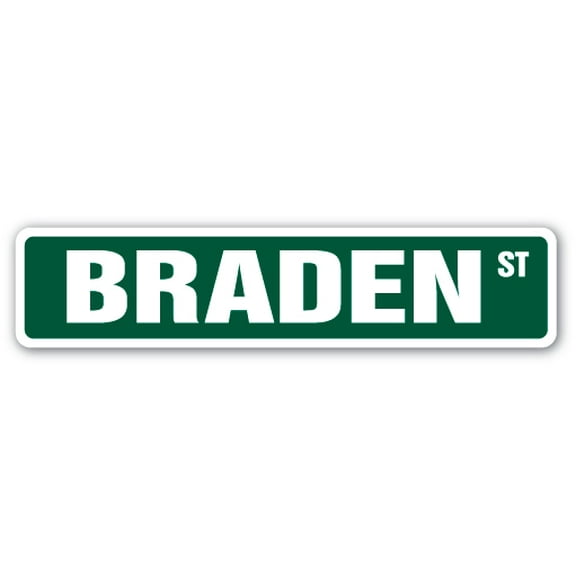 Braden Street [3 Pack] of Vinyl Decal Stickers |for Laptop Car