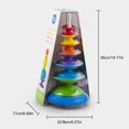 thumbnail image 2 of Torres De Arcoíris Apilables Para Bebés, Torre Giratoria, Juguete Educativo, Juegos De Anillos Apilables, Juguete Para Bebés De 1 A 3 Años De Edad Scienceny FN006374-00, 2 of 6