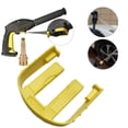 thumbnail image 1 of C-Shape Water Hose Clamp Ring for Car Washing, Durable Plastic Connector in Yellow and Gray, Quick-Release Buckle Replacement Accessory, 1 of 5