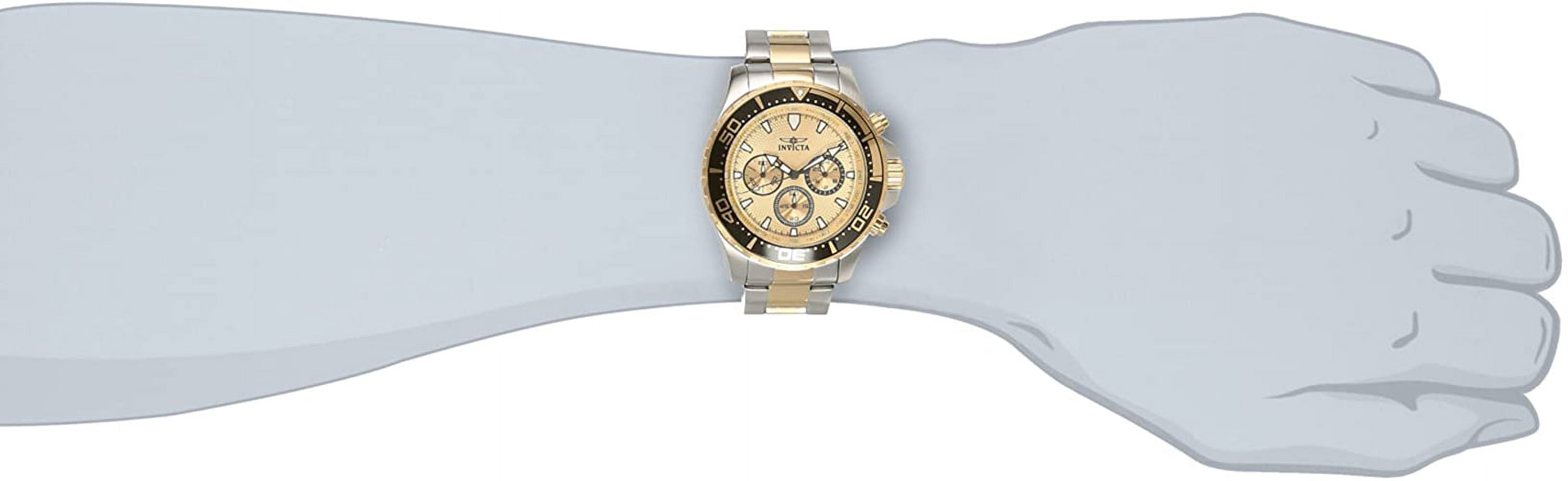 Invicta Men's 12916 Pro Diver Quartz Chronograph Gold Dial Watch