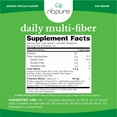 thumbnail image 2 of nbpure Daily Multi-Fiber Powder with Soluble and Insoluble Fiber and Pre and Probiotics, Savory Mocha, 45 Servings, 2 of 6