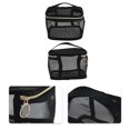 thumbnail image 3 of Ofertas Únicas 1 Pc Bolsa de Maquillaje de Malla Transparente para Viaje 3.94"x3.54" Nylon Negro, 3 of 6