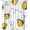 Style-2, variant on Honey Bee Curtains, Fluttering Bees Daisy Honey Pollen Spring Animal Print, Living Room Kitchen Cafe Decorative Curtains, 2 Panel Set, 42x54 in. Yellow White