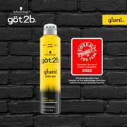 got2b Glued Spray Wax, 2-in-1 Dual Hair Spray Nozzle for Flexible Texture & Hold, 8 oz