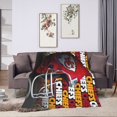 thumbnail image 5 of Manta de microfibra ultra suave de los Kansas City Chiefs, manta de microfibra de lujo para todas las estaciones, manta cálida para ropa de cama, sofá y viajes, 5 of 5