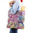 thumbnail image 4 of Jem and The Holograms Bolso de tela con estampado de lienzo para mujer, bolsa de compras reutilizable y estética, con cremallera interior, regalo para mujer,40*40cm., 4 of 6
