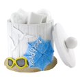 thumbnail image 2 of Avanti Linens – Organizador De Encimera Multiusos Con Tarro Cubierto, Decoración De Baño Inspirada En La Playa (Colección Beach Mode), 2 of 3