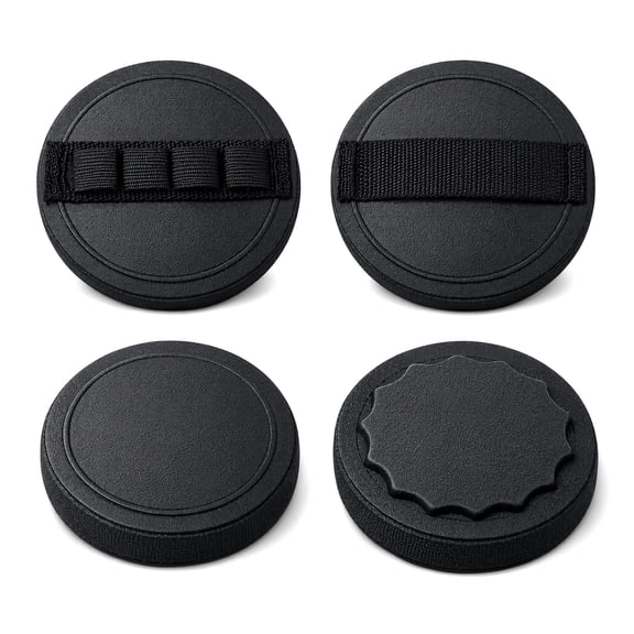 4-pack Soft Rubber Shower Scrubber ,Exfoliating Scrub Bath Pads for All Skin Types