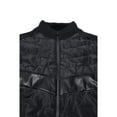 thumbnail image 4 of X RAY JEANS Mens Lightly Insulated Full-Zip Sweater Jacket, Black/Black, M, 4 of 6