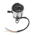 thumbnail image 4 of S SERENABLE Motorbicycle Instrument Digital Tachometer LED Backlight Indicator Light Display Electroplated black, 4 of 9
