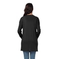 thumbnail image 3 of Gleelist Black Cardigan For Women Casual Lightweight Long Sleeve Open Front Cardigan for Women with Pockets L, 3 of 7