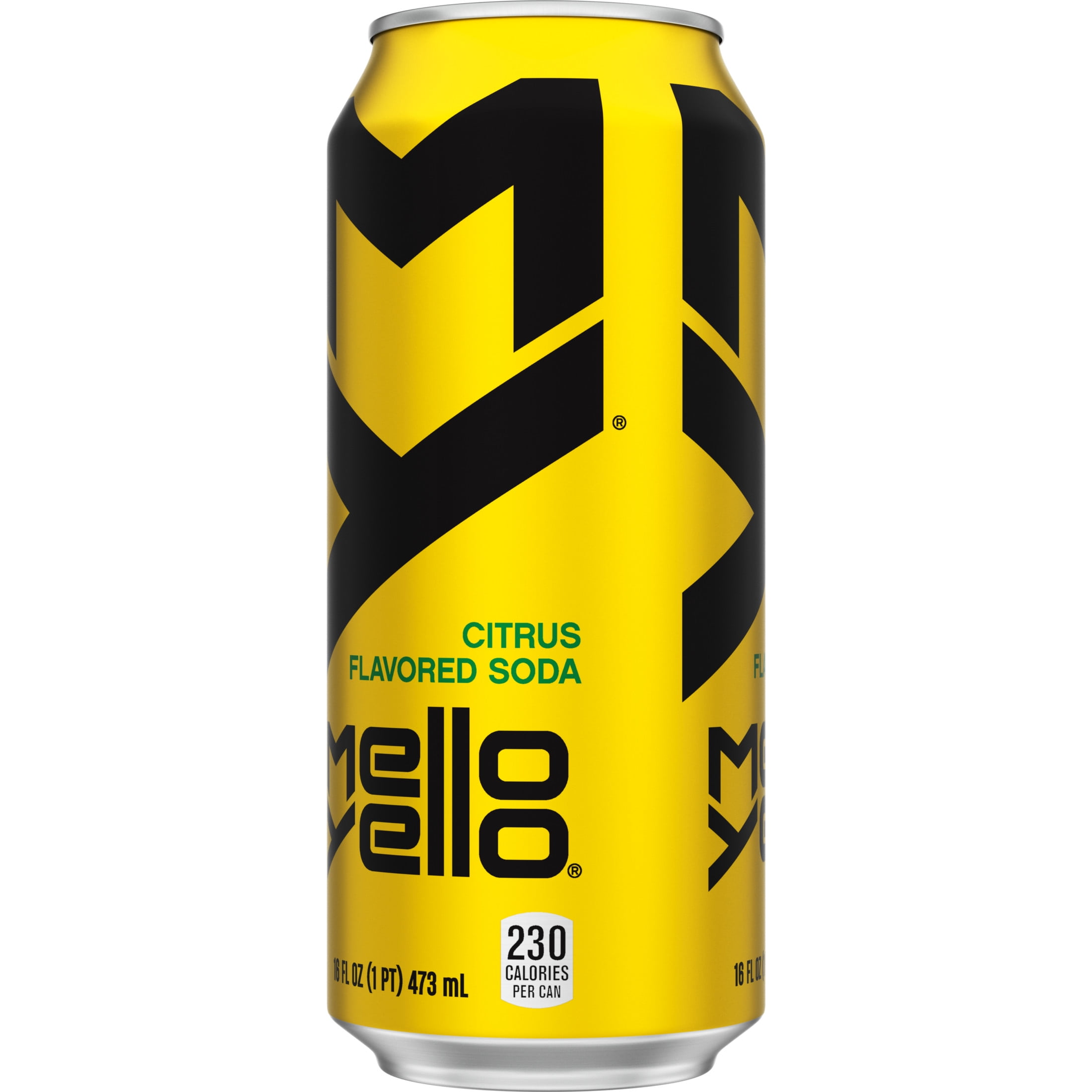 Mello Yello Citrus Soda Pop, 16 fl oz Can