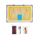 thumbnail image 4 of Tablero de notas deportivas para entrenadores, tablero magnético de repuesto para entrenadores de jugadores. Madera Azul, 4 of 9