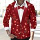 thumbnail image 3 of Ceisia Men Casual Fashion Print Round Neck Pullover Long Sleeve Sweatshirt Gift, 3 of 7