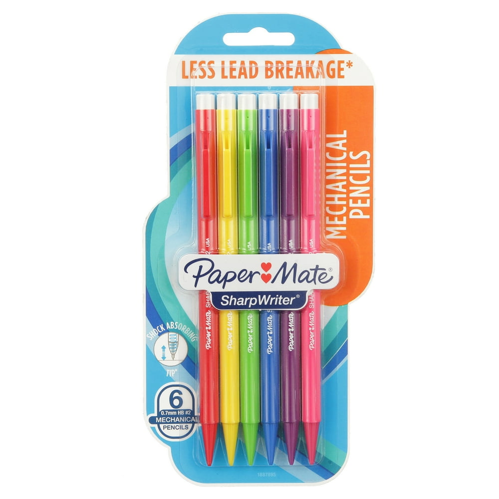 Paper Mate Sharpwriter Mechanical Pencil HB 0.7mm Assorted Color