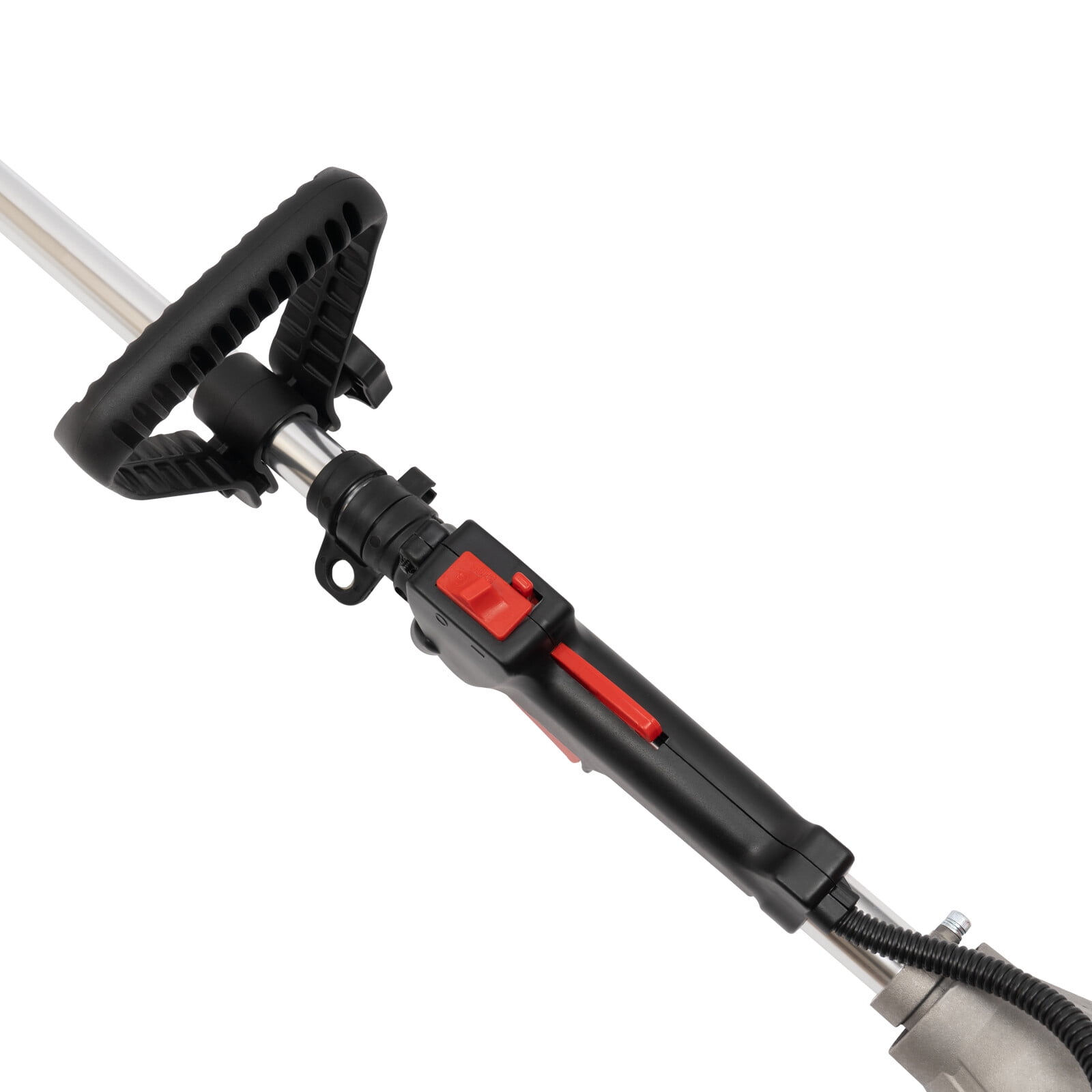 33CC Weed Wacker Eater Gas Powered, 2-Cycle 5.74FT String Trimmer/Edger with Two Blade Heads, Lawn Mower Hedge Trimmer with Rubber Handle & Shoulder Strap