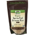 thumbnail image 6 of NOW Foods, Organic Sprouted Brown Rice, Raw, Gluten-Free and Whole Grain, 16-oz (Packaging May Vary), 6 of 12