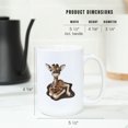 thumbnail image 5 of 15 fl oz Ceramic Mug, Baby Giraffe, Dishwasher & Microwave Safe, 5 of 5