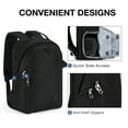 thumbnail image 4 of DSLR SLR Camera Backpack with Rain Cover Waterproof Men Camera Bags Cases Fits up to 15.6 Inch Laptop Tripod Holder Black-15.6inch, 4 of 6