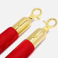 thumbnail image 2 of thinsony 1Pcs Rope Velvet 1.5M Crowd Control for Exhibition Celebration Red, 2 of 9