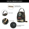 thumbnail image 4 of FORMRS Crossbody Bag for Women Quilted Travel Shoulder Cell Phone Purse with Chain Strap Handbag, Red Sitting on The Moon, 4 of 7