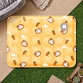 thumbnail image 3 of BZPIZ Summer Cat Dog Cooling Mat Ice Silk Self Cool Pad with Gel or Water for Small/Medium Dogs & Cats, Pet Sleeping Pad for Indoor & Outdoor Floor, Car Seats, Washable & Non-Toxic Yellow, 3 of 6