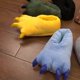 thumbnail image 5 of Zapatillas Kigurumi suaves de invierno 2024 para mujer y hombre, zapatos divertidos con forma de dinosaurio navideño y garra de felpa para el hogar, 5 of 6