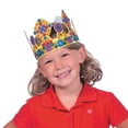 thumbnail image 4 of Glitter Mosaic Crown Craft Kit, Makes 12, Craft Kits, Birthday, Party Favors, 12 Pieces, 4 of 4