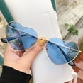 thumbnail image 2 of Gafas de sol Sonducket en forma de corazón PVC montura metal dorado lentes Tac Té de leopardo Type3 NO3, 2 of 6