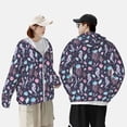 thumbnail image 4 of Kdxio Watercolor Marine Animals Print Women Men Sun Protection UPF 50+ Jackets Zip Up Long Sleeve Hoodie Hiking Lightweight with Pockets, 4 of 7