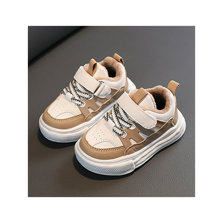 Ritualay Kids Boys Fashion Sneaker Toddler Girls Athletic Walking Shoes Khaki 8C