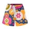 thumbnail image 3 of HAIJIE Plus Size Swim Shorts Elastic High Waist Tailored Shorts Sweatshorts Womens Cargo Shorts for Sister Women High Waisted Beach Swimwear Bottoms Bathing Trunks with Liner, 3 of 3