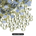 thumbnail image 3 of Uxcell 2880 Pcs Hotfix Rhinestones Flatback Crystal Glass Gems SS10 2.9mm Light Yellow, 3 of 5