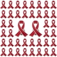 thumbnail image 1 of 50 Pcs Pink Ribbon Pins, Pink Ribbon Brooches Breast Cancer Awareness Lapel Pins Hope Pins Enamel Jewelry Pins for Women, 1 of 5