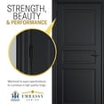 thumbnail image 6 of EMBASSY Door Hinge 5 x 5 Solid Brass Matte Black with Flat Tips, 6 of 7