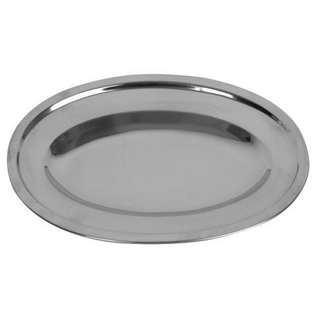 

Thunder Group SLOP022 Oval Stainless Steel Serving Platter 22