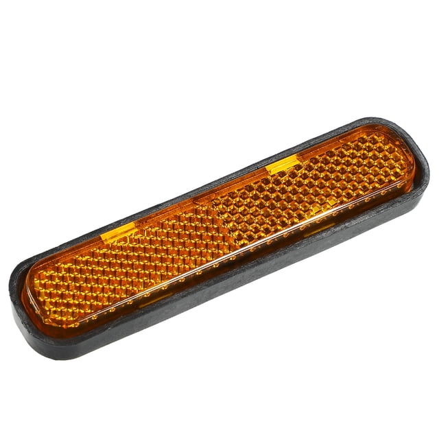 Unique Bargains Universal Reflector for Motorcycle Scooter Bicycle Safety Spoke Reflective with Screw Orange