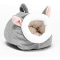 thumbnail image 3 of UDIYO Hamster Warm Bed, Cozy Guinea Pig  Cave House, Cute Small Animals Sleeping Nest for Dwarf Hamsters, Mini Hedgehogs and Small Pets Cage Accessories, 3 of 7
