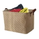 thumbnail image 5 of Cesta de almacenamiento plegable, cesta decorativa para la ropa sucia, para el hogar, dormitorio, dormitorio, áspera Tejido áspero, 5 of 9