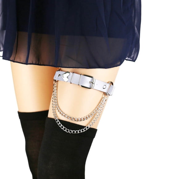 mtvxesu Jewelry Tools Sexy Peach Heart Garter Belt Nightclub Bar Leather Leg Garter Clip Sale