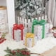 thumbnail image 5 of Xihbxyly Cajas de Regalo Navideñas Iluminadas, Juego de 3, Control Remoto Led, Modos de Parpadeo Multicolor, Decoración Navideña para Interiores y Exteriores, Ideal para Patio, Porche y Árbol. Tamaño, 5 of 7