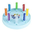 thumbnail image 1 of Cuentas de arcoíris a juego,Juego de combinación de cuentas de arco iris de juguete de clasificación de colores,Juguetes Montessori Percepción Del Color Educación Temprana,Juguete, 1 of 10