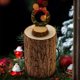thumbnail image 1 of Ganfancp Adornos de Madera Brasileña Decoración Navideña Resina Pequeños Adornos Navideños Micro Nieve Escenario Plugin Regalo Ofertas Del Día Adorno Navideño de Madera de Brasil*1, 1 of 6