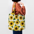 thumbnail image 4 of Vsdgher Sunflowers Print canvas Tote Bag, Lightweight Cloth Bags, Suitable for shopping, groceries, travel, 4 of 4