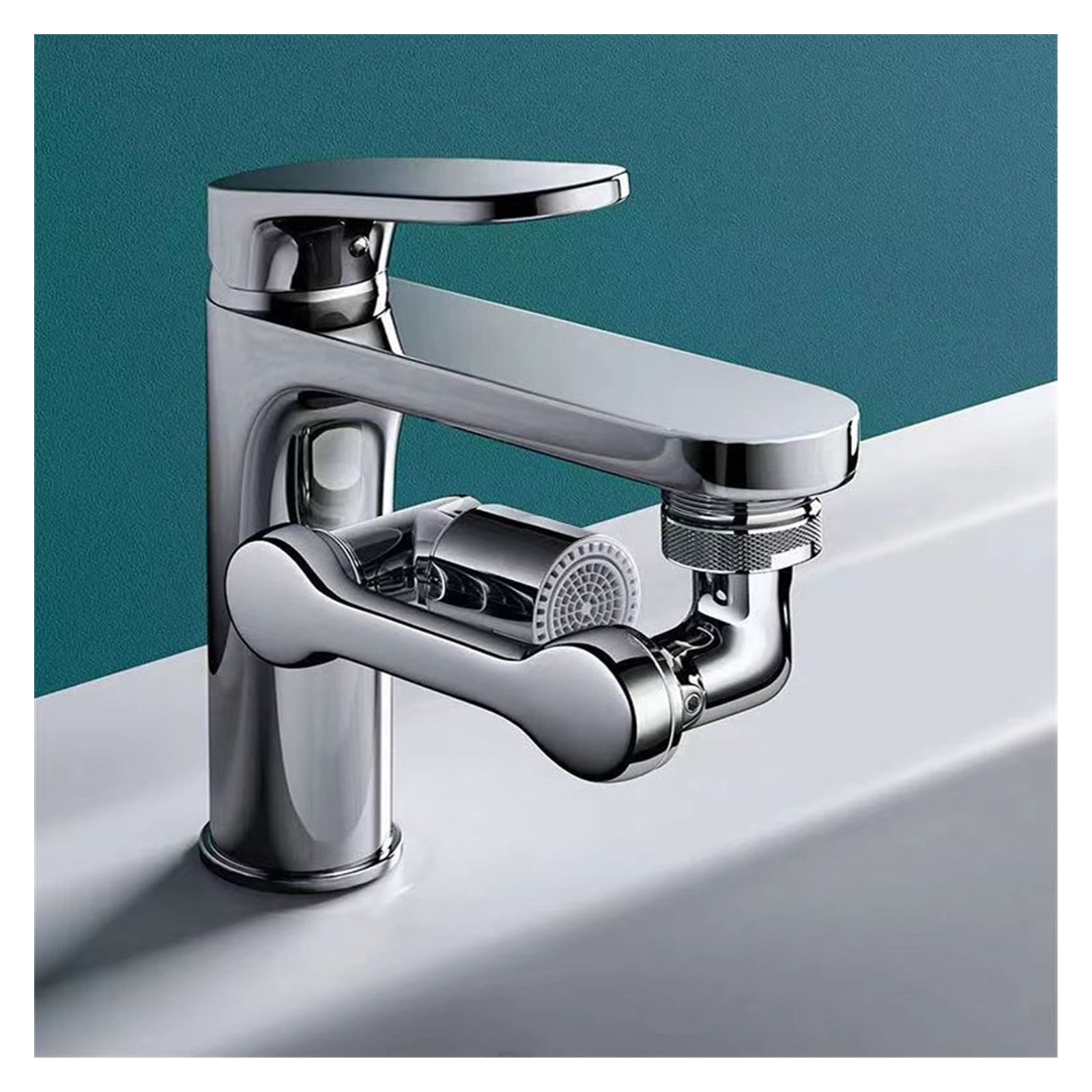 Universal 1080° Rotatable Faucet Aerator Extender Lifting Splash Filter Faucets Bubbler Nozzle Robotic Arm For Kitchen Bathroom ,Water Saving