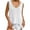 White, variant on 2 Piece Sets for Women Fashion Casual Solid Color Sleeveless Shorts Set Sleeveless V-neck Top/shirt Set