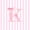 Pink K, variant on Manfei Pink Line Geometric Pattern Blackout Curtains,Personalized Monogrammed R Window Curtains Pack of 2 (38x45 Each)