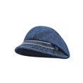 thumbnail image 3 of Gorra de mujer Sombrero de mujer,Sombrero de pescador para mujer Gorra de mujer Sombrero de vendedor de periódicos gorra,Sombrero de algodón con forma de cúpula moderno para Azul oscuro, 3 of 8