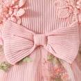 thumbnail image 7 of TOWED22 Baby Infant Girls Cute Print Short Ruffle Sleeve Summer Romper Outfits 3-24 Months Pink,3-6 M, 7 of 7