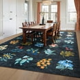 thumbnail image 4 of Ultrug Vintage Rugs Floral Printed Area Rug Soft Carpet for Living Room Bedroom Home Decor,4'x6',Blue, 4 of 7